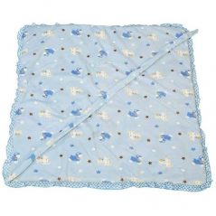 Baby Shawl Receiver – Blue Pattern May Vary Baby Beds Cribs & Bedding TilyExpress 7