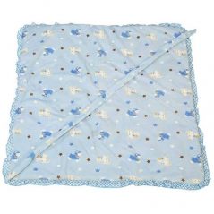 Baby Shawl Receiver - Blue Pattern May Vary