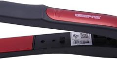 GEEPAS GHF86036 Hair Dryer & Straightener Combo/Ceramic, Red