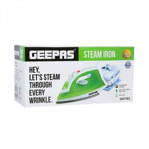 Geepas Steam Iron , GSI7783 , 240 Volt - Green