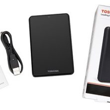 Toshiba - Canvio Basics Portable E05A032BAU2XK 320 GB 2.5" External Hard Drive - Black