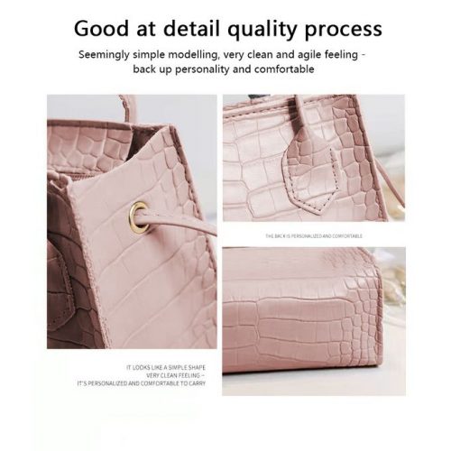 Hot Silk Scarf Handbag Messenger Shoulder Bag Pink Handbags TilyExpress 6