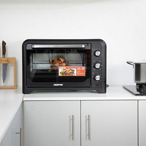 Geepas 42L GO4450 Mini Oven & Rotisserie – Electric Oven 2000W.