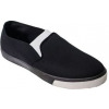 Men’s Slip-On Plimsolls – Black Men's Loafers & Slip-Ons TilyExpress
