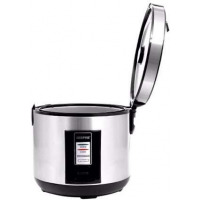 Geepas GRC4330 Stainless Steel Rice Cooker with Non-stick Innerpot, 1.8L