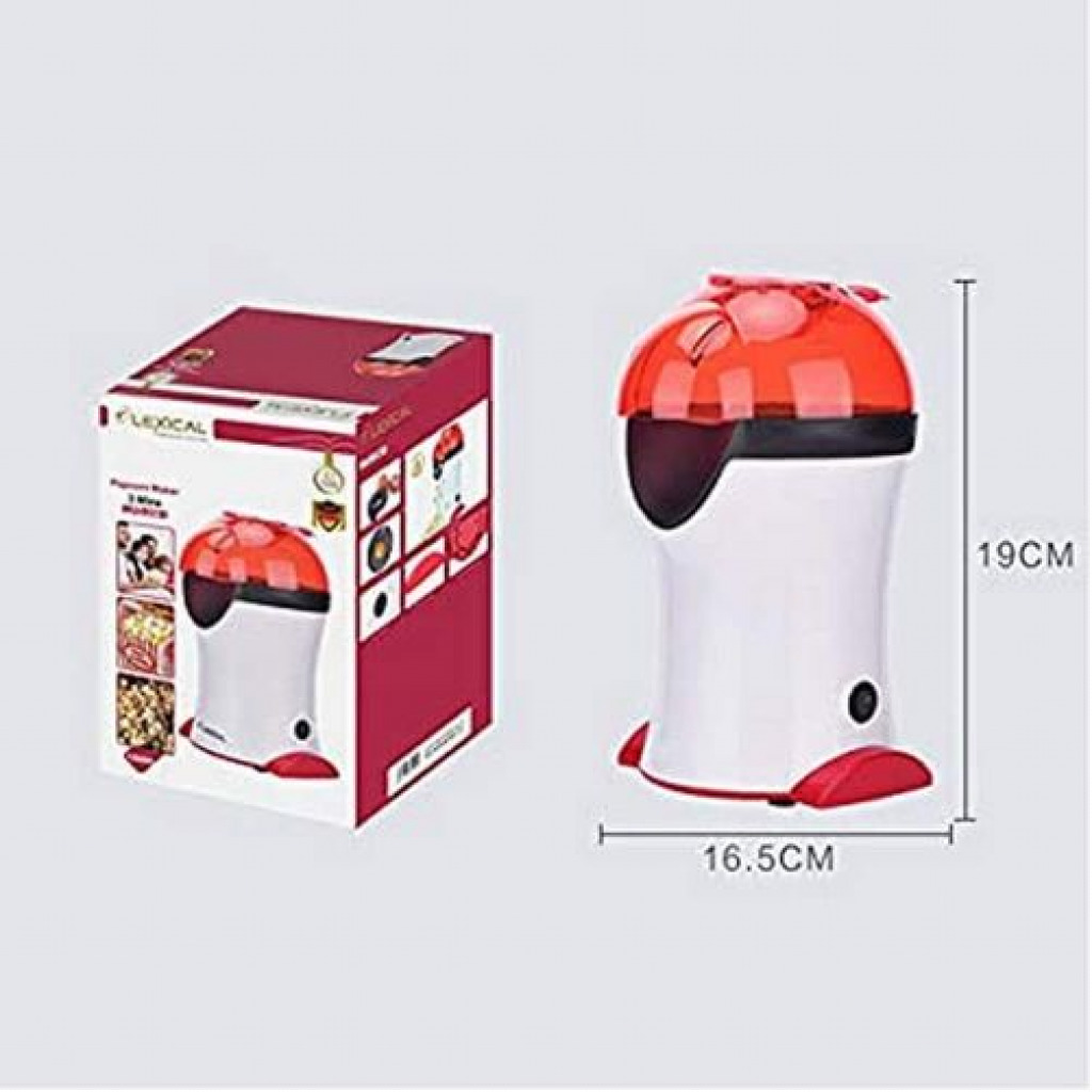Electric Popcorn Maker Popper Machine – Red Popcorn Poppers TilyExpress 7