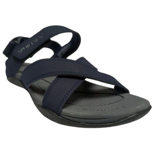 Navy blue designer sandals sales