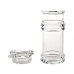 Acrylic Leak-proof Condiment Seasoning Container Vinegar Oil Bottle Jar- Clear