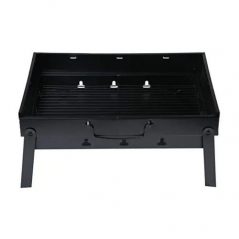 BBQ Portable & Foldable Charcoal Barbecue Grill – Black Contact Grills TilyExpress 4