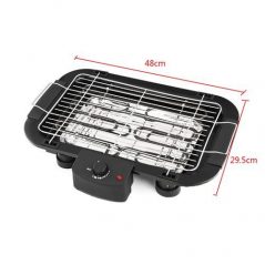 Smokeless Non-stick Electric Barbecue (BBQ) Grill Machine-Black