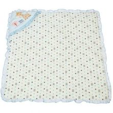 Baby Shawl Receiver – Blue Pattern May Vary Baby Beds Cribs & Bedding TilyExpress