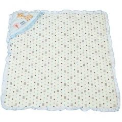 Baby Shawl Receiver – Blue Pattern May Vary Baby Beds Cribs & Bedding TilyExpress 6