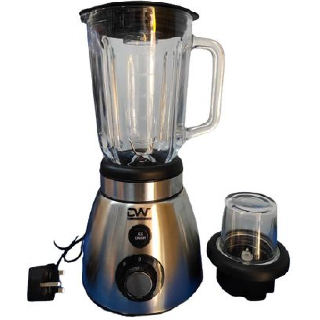 Digiwave DWBL1201 Ice Crusher S.Steel Blender with Glass Jar 1.5L