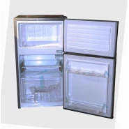 Hisense RD-10DR 100L Double-Door Fridge (Defrost) – Silver Hisense Fridges TilyExpress