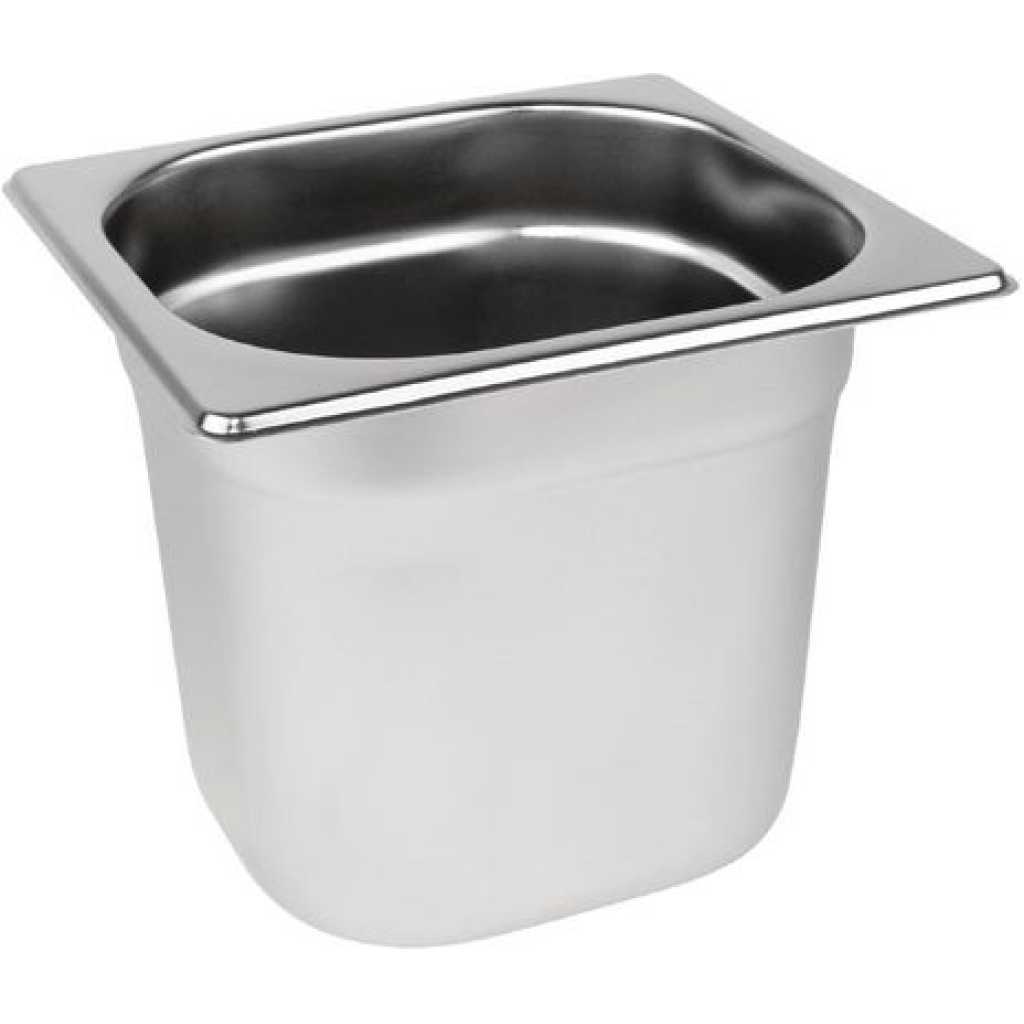 2.2L, 150mm Deep Gastronorm Container chafing Water Steam Food Pans- Silver Bakeware TilyExpress