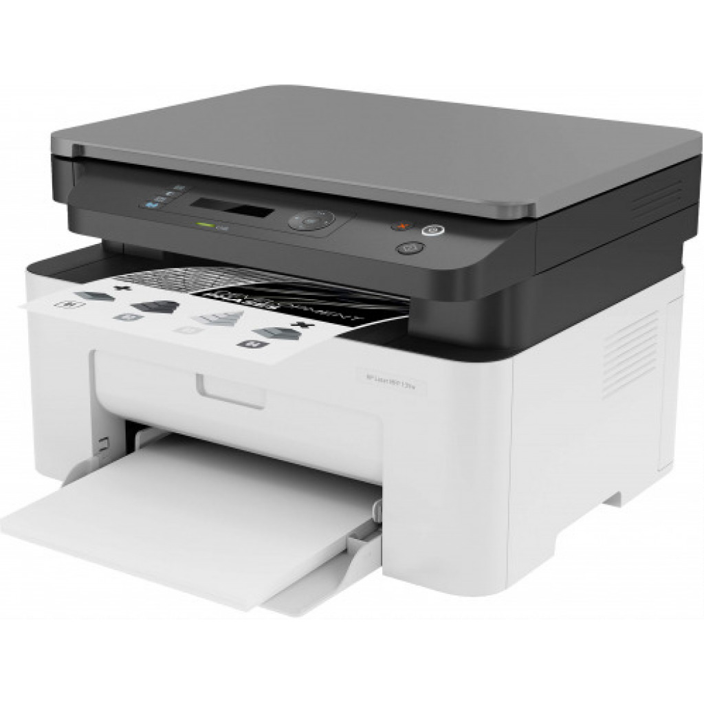 HP 135W Printer, Multifunction All in One Laser Printer - White