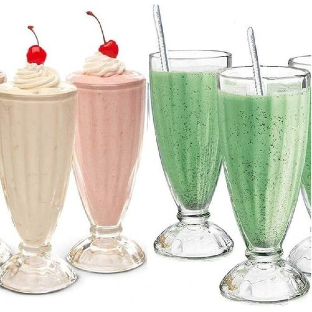 Milkshake Glasses Glassware & Drinkware TilyExpress