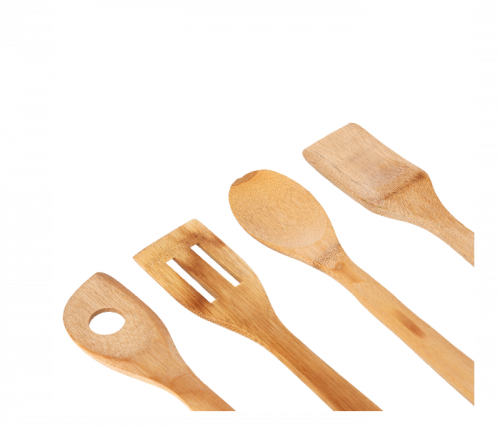 Delcasa DC1375 4Pcs Wooden Kitchen Tools Set