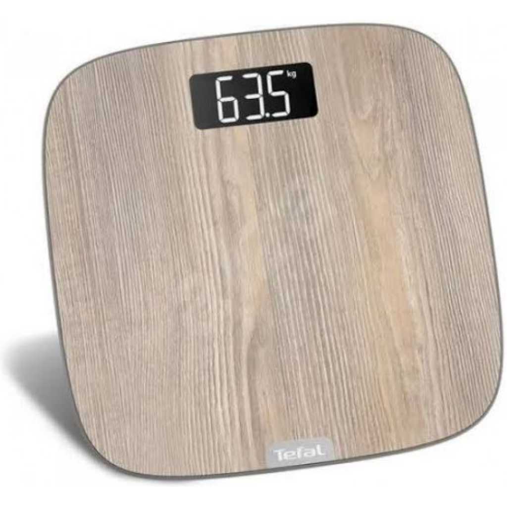 Tefal Origin Oval Wood Electronic Personal Scale / Bathroom Scale | PP1600V0