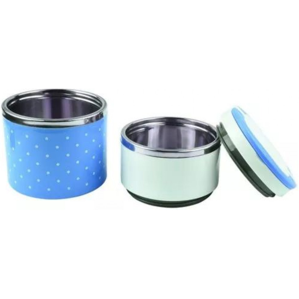 2 Layer Steel Food Insulated Lunch Box Container Tiffin- Multi-colours. Lunch Boxes TilyExpress 6