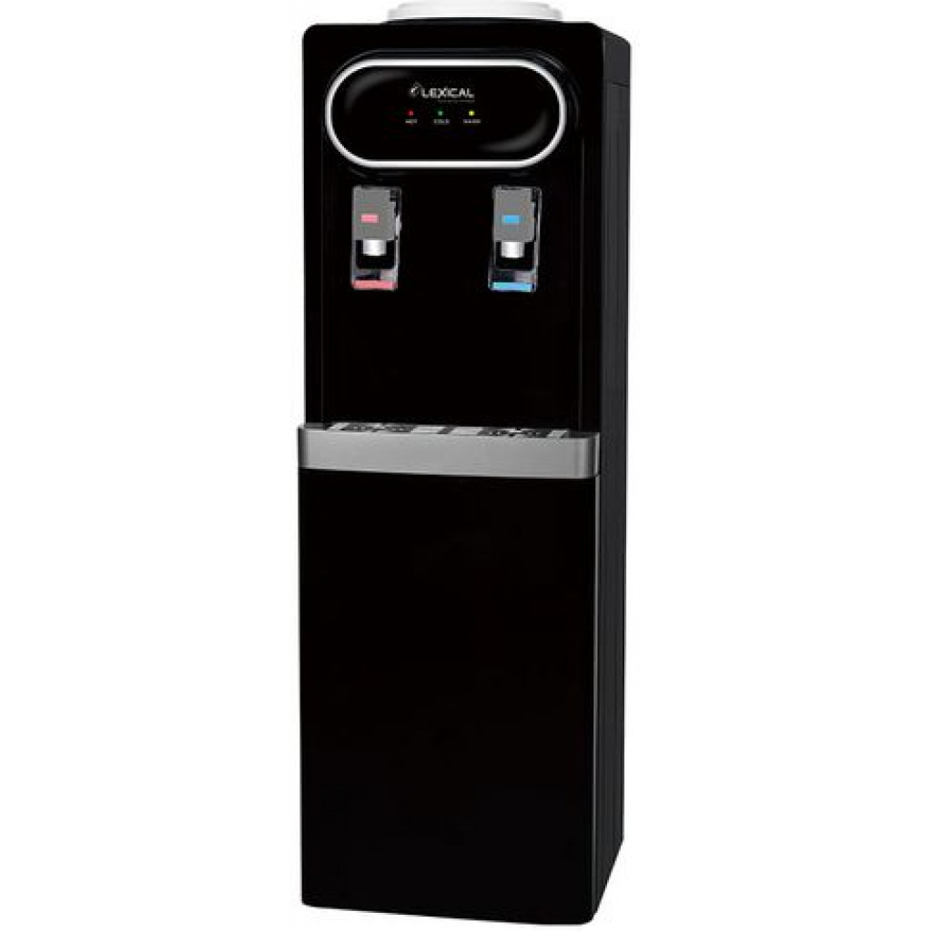 Hot & Cold Water Dispenser With Compressor & Bottom Fridge - Multi-colours