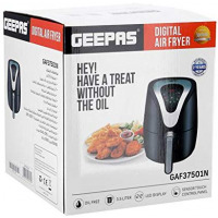 Geepas 3.5L Digital Air Fryer (GAF37501, Black) Oil Free