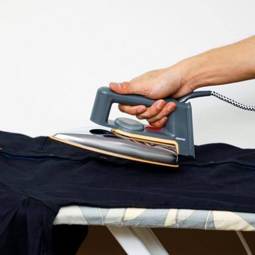 Geepas GDI23016 1200W Dry Iron For Perfectly Crisp Ironed Clothes – Grey