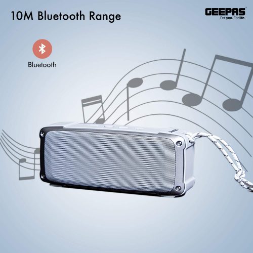 Geepas GMS11182 Bluetooth Rechargeable Speaker - Black