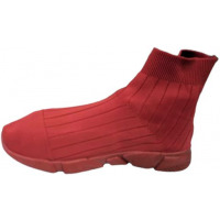 Men's High Top Sneakers - Red