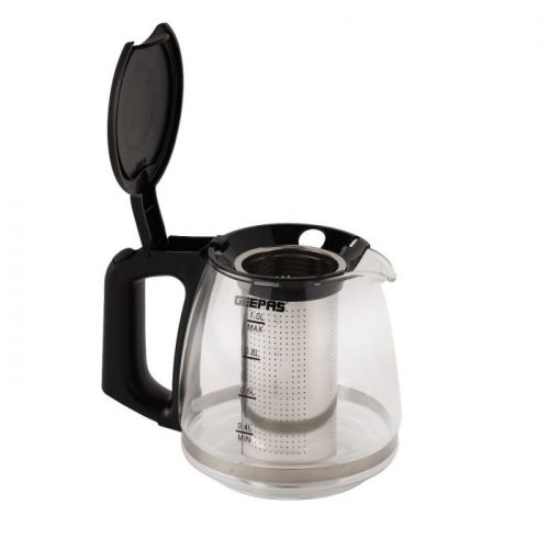 Geepas GTM38045 2 In 1 Digital Tea Maker - Stainless Steel Filter