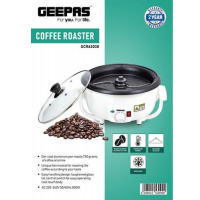 Geepas Coffee Roaster, 750gms GCR63038 - White