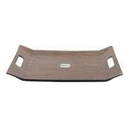 Royalford RF9221 37 x 28CM Wooden Finish Serving Tray - Brown