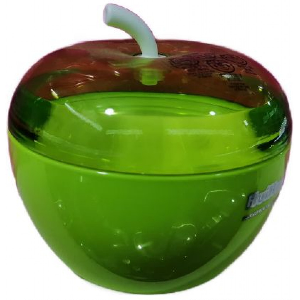 Plastic Apple Sugar Bowl Dish Candy Pot - Green