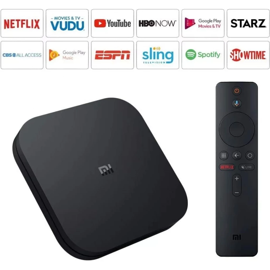 XIAOMI Mi Box S - 4K Android TV Box - Streaming Media Player with Google Assistant - Chromecast built-in