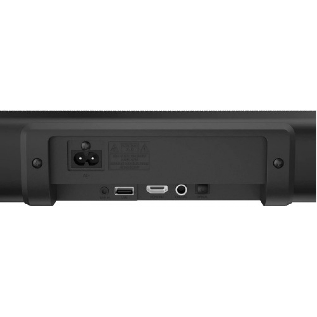 Hisense Sound Bar HS218 2.1ch; With Wireless Subwoofer, 200W, Powered by Dolby Audio, Roku TV ready, Bluetooth, HDMI ARC/Optical/AUX/USB, 3 EQ Mode Home Theatre System