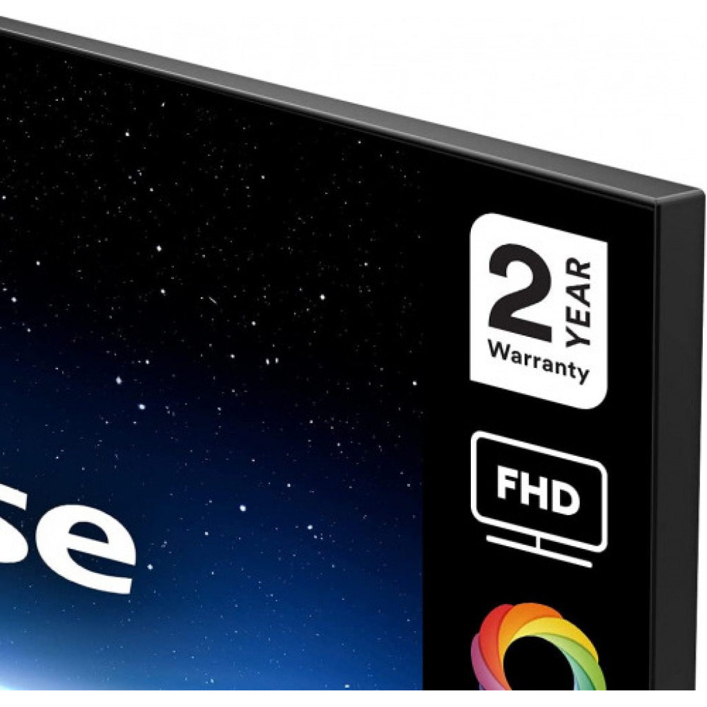 Hisense 40-inch Smart Full HD VIDAA TV, With Built-in WiFi, Chromecast, and Free-to-air Receiver