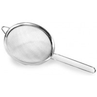 3pcs Big sieves Fine Mesh Food, Juice Strainers - Silver