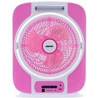 Geepas 12’’ Rechargeable Box Fan – Personal Desk Fan, GF-989, Assorted Colors