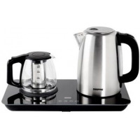 Geepas GTM38045 2 In 1 Digital Tea Maker - Stainless Steel Filter