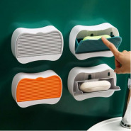 Wall Mounted Kitchen, Bathroom Soap Dish Holder -Multi-Colours Soap Dishes