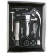 Corkscrew Wine Opener Kit Gift Set Box- Black