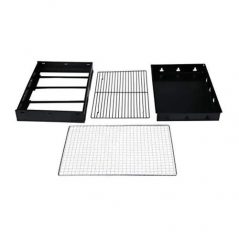 BBQ Portable & Foldable Charcoal Barbecue Grill – Black Contact Grills TilyExpress 2