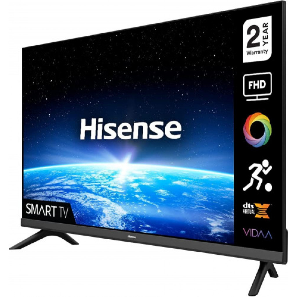 Hisense 40-inch Smart Full HD VIDAA TV, With Built-in WiFi, Chromecast, and Free-to-air Receiver