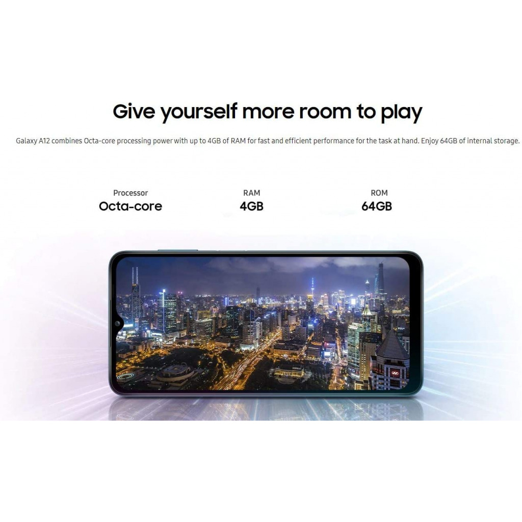 Samsung Galaxy A12 (A125M) 64GB 4GB RAM 6.5″ 48MP 5000mAH Dual SIM, GSM – Blue Samsung Smartphones TilyExpress 11
