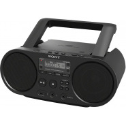 Sony Zs-PS50 Black Portable Cd Boombox Player Digital Tuner Am/FM Radio USB Playback and Audio Input Mega Bass Reflex Stereo Sound System Portable Radios TilyExpress