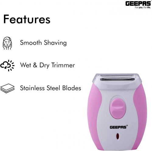 Geepas Rechargeable Lady Shaver, GLS8691