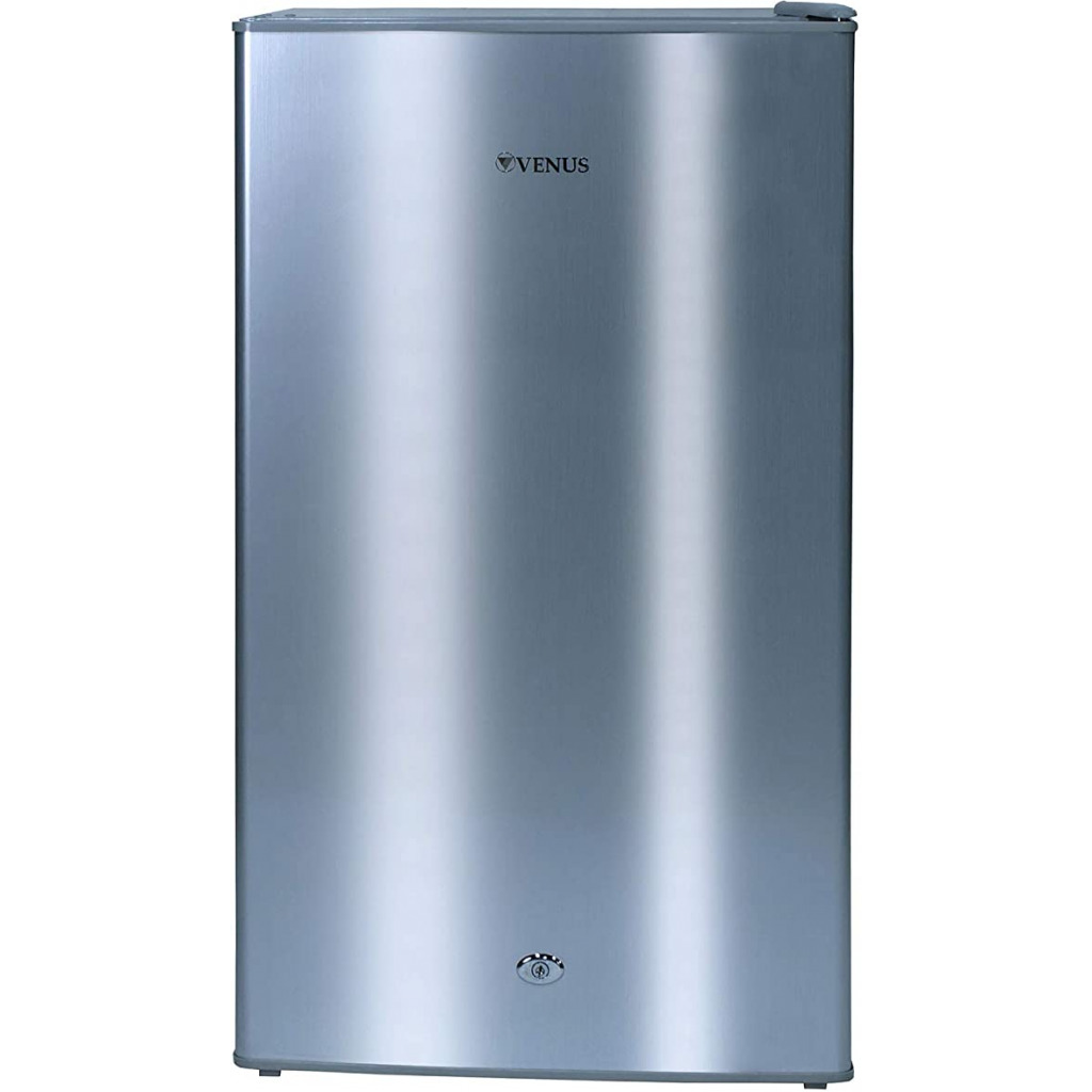Venus 120 Liters Titanium Finish Single Door Refrigerator VG165C - Silver