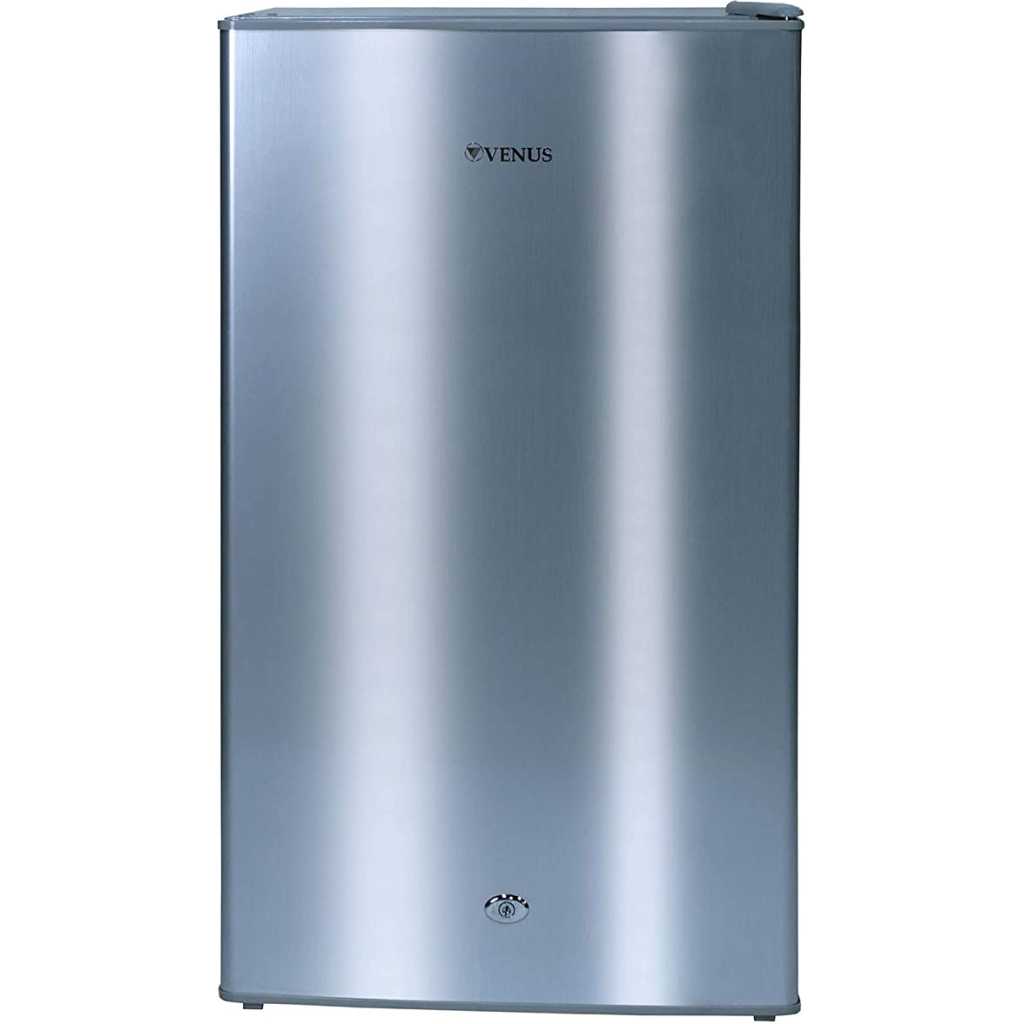 Venus 120 Liters Titanium Finish Single Door Refrigerator VG165C - Silver