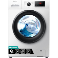 Hisense WFPV9014EM 9Kg Washing Machine With 1400 rpm – Silver – A+++ Rated Washing Machines