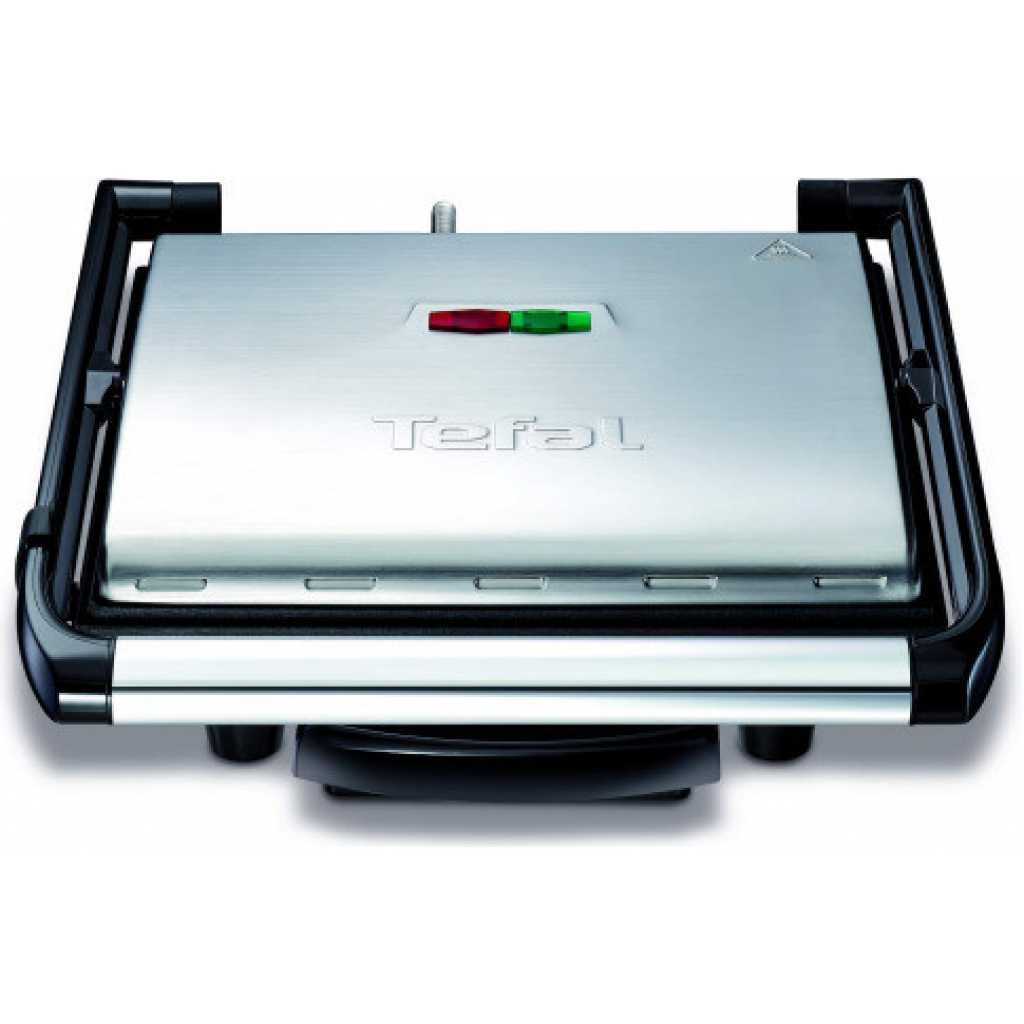 Tefal Inicio Panini Grill, 2000 Watts, Multi-Colour, Stainless Steel/Plastic, GC241D28